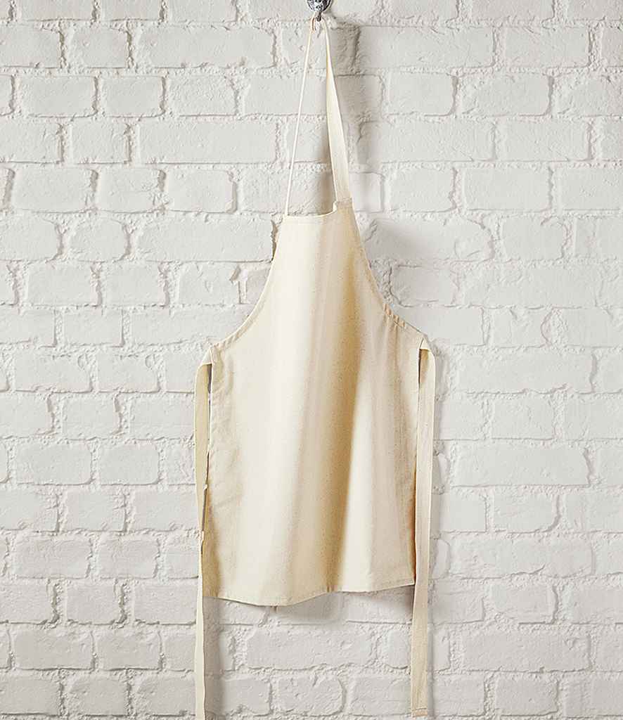 Westford Mill Fairtrade Kids Craft Apron - Natural