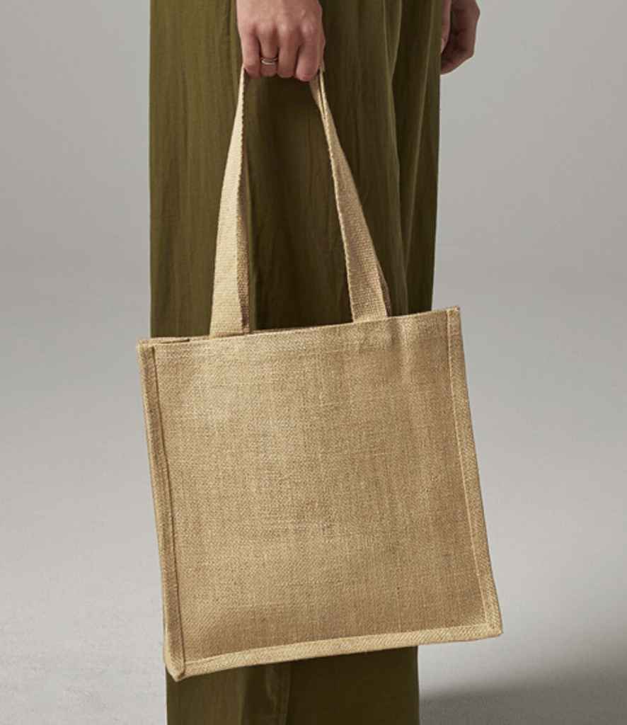 Westford Mill Jute Compact Tote Bag - Natural