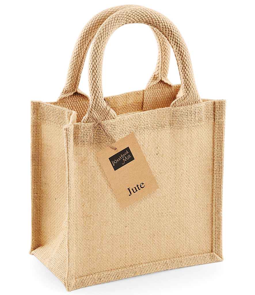 Westford Mill Jute Petite Gift Bag - Natural