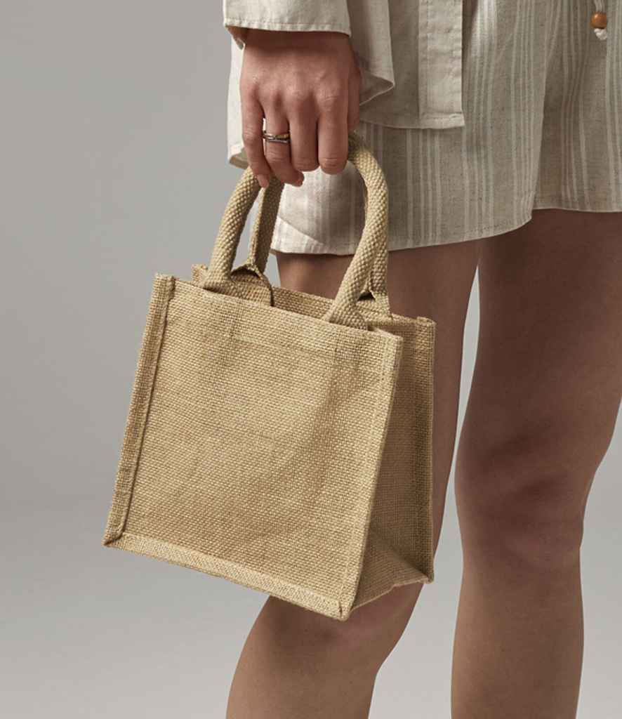 Westford Mill Jute Petite Gift Bag - Natural