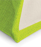Westford Mill Printers Midi Jute Tote Bag - Apple Green
