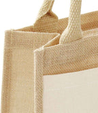 Westford Mill Pocket Jute Gift Bag - Natural