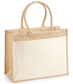 Westford Mill Pocket Jute Shopper - Natural