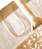 Westford Mill Shimmer Jute Shopper - Natural Gold