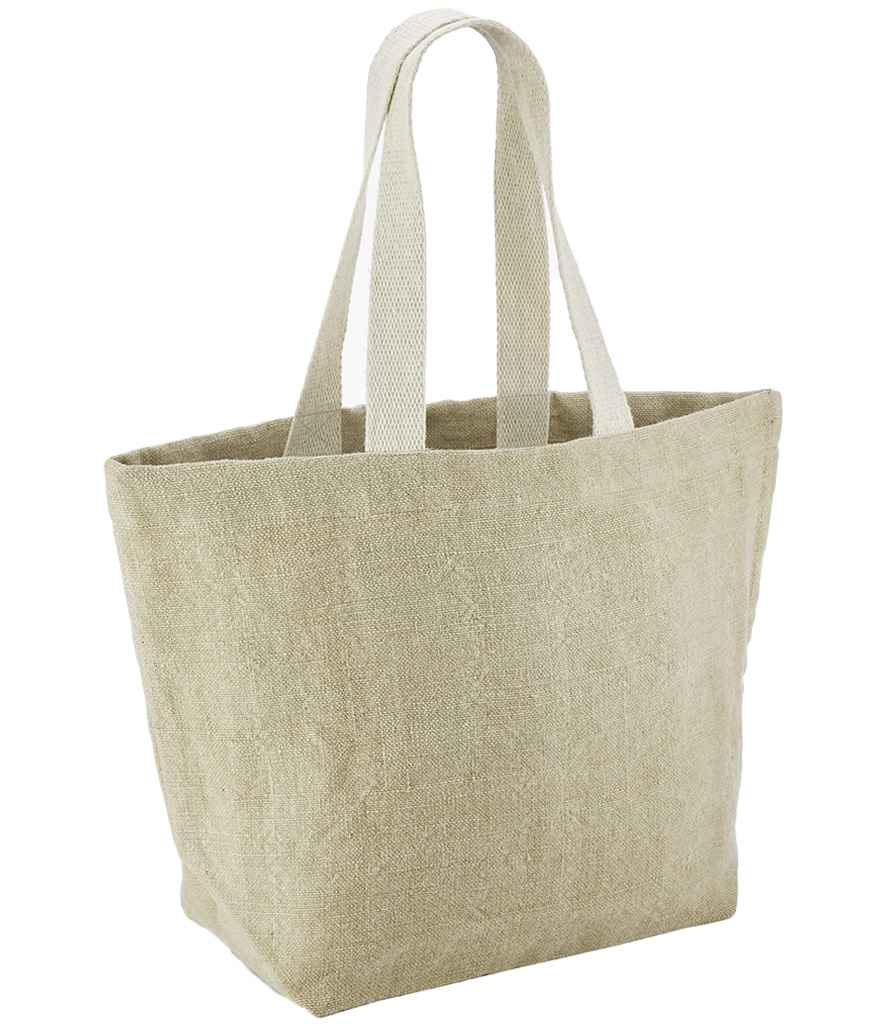 Westford Mill Soft Washed Jute Beach Bag - Natural