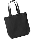 Westford Mill Fairtrade Cotton Camden Shopper - Black