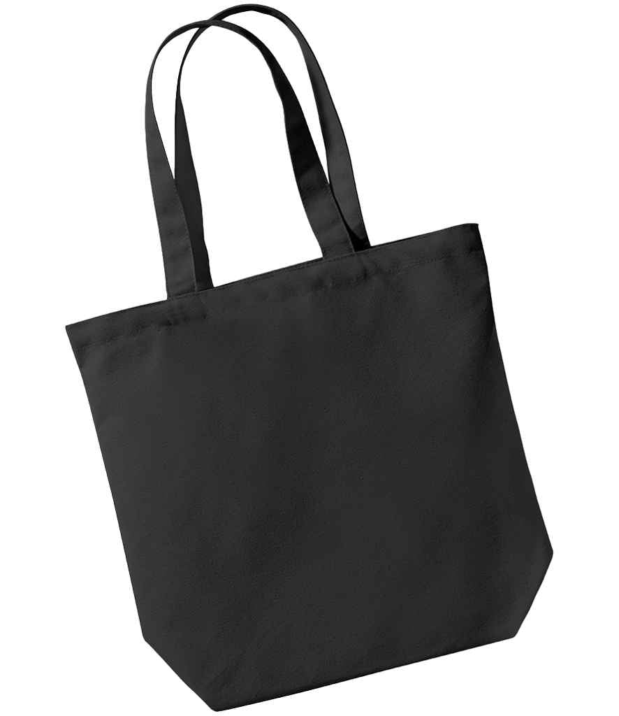 Westford Mill Fairtrade Cotton Camden Shopper - Black