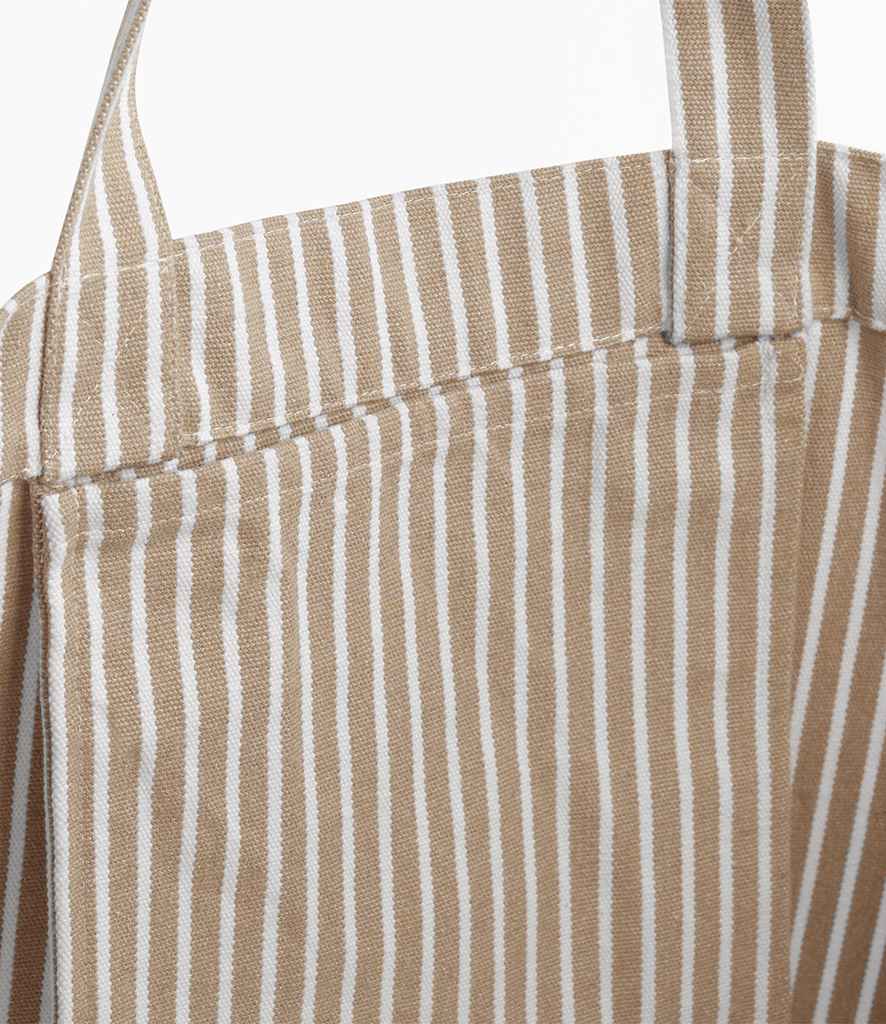 Westford Mill Oversized Beach Bag - Biscuit Stripe