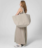 Westford Mill Oversized Beach Bag - Biscuit Stripe