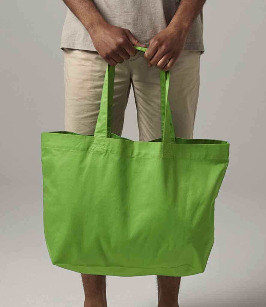 Westford Mill EarthAware® Organic Twill Shopper - Apple Green