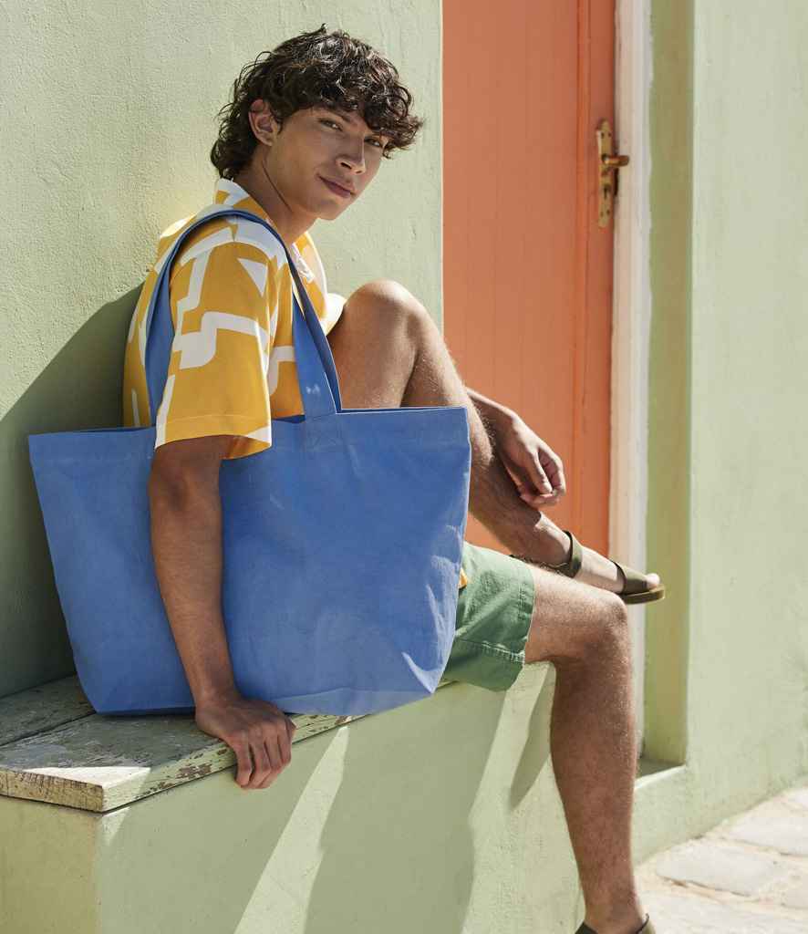 Westford Mill EarthAware® Organic Twill Shopper - Cornflower