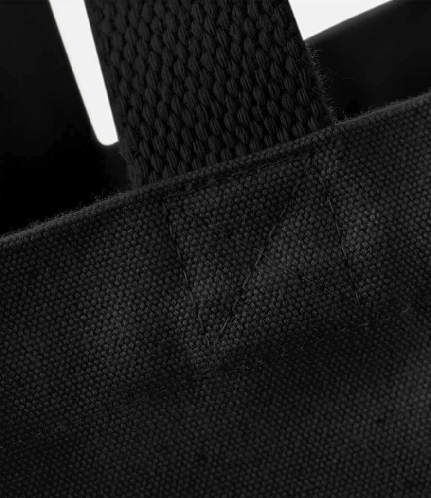 Westford Mill Oversized Canvas Tote Bag - Black