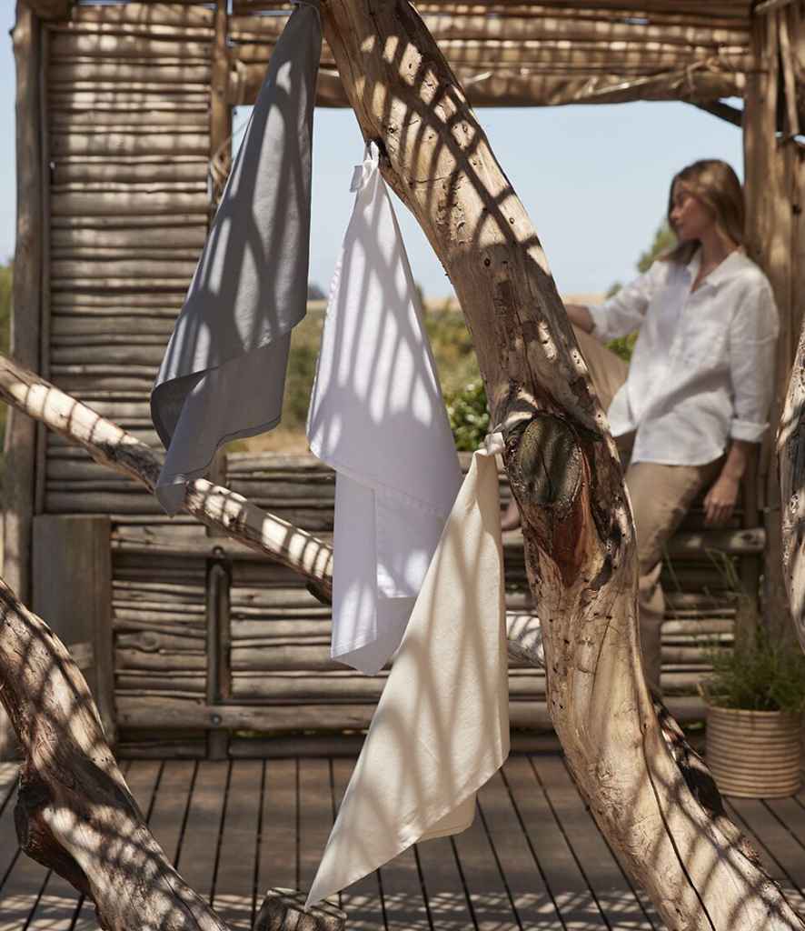 Westford Mill Organic Cotton Tea Towel - Pure Grey