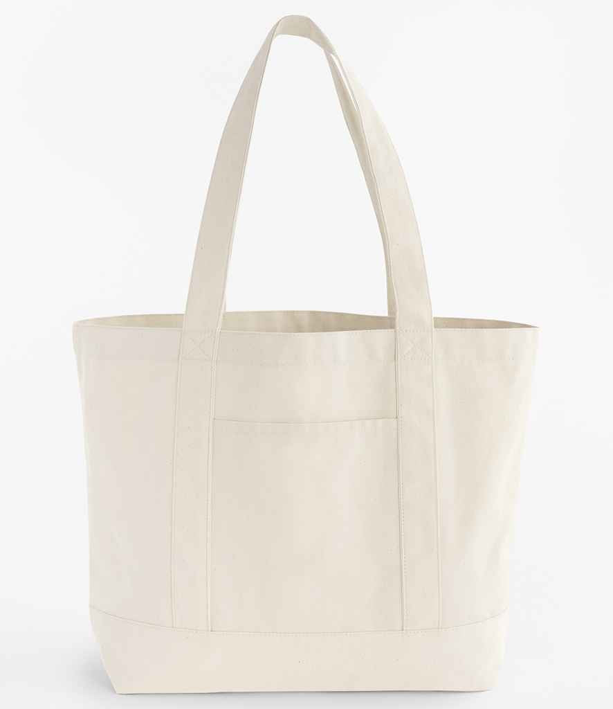 Westford Mill EarthAware® Organic Varsity Shopper - Natural