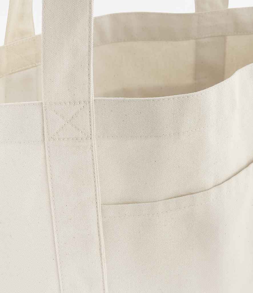Westford Mill EarthAware® Organic Varsity Shopper - Natural