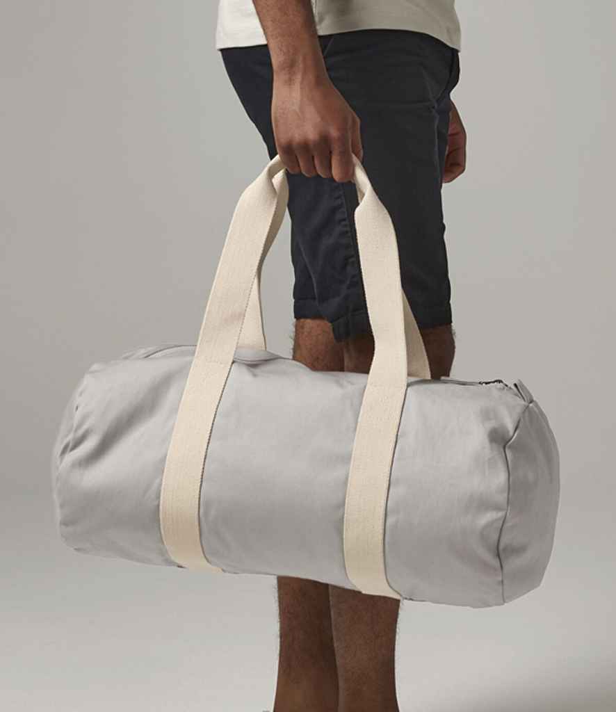 Westford Mill EarthAware® Organic Barrel Bag - Light Grey