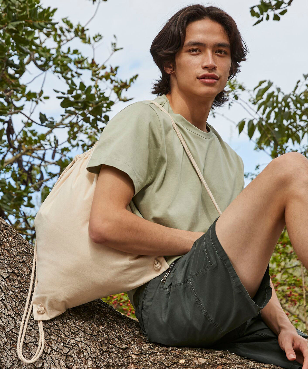 Recycled cotton gymsac
