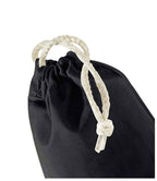 Westford Mill Recycled Cotton Stuff Bag - Black