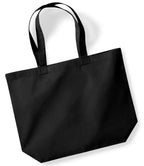 Westford Mill Recycled Cotton Maxi Tote Bag - Black