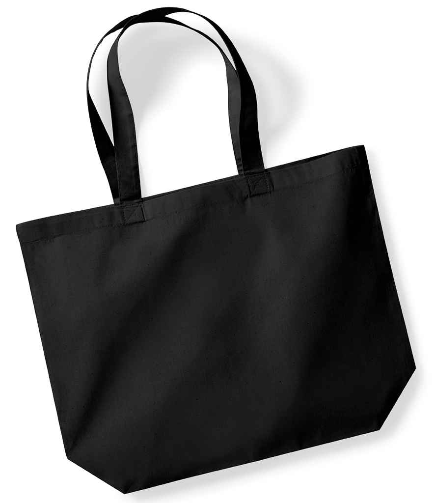 Westford Mill Recycled Cotton Maxi Tote Bag - Black