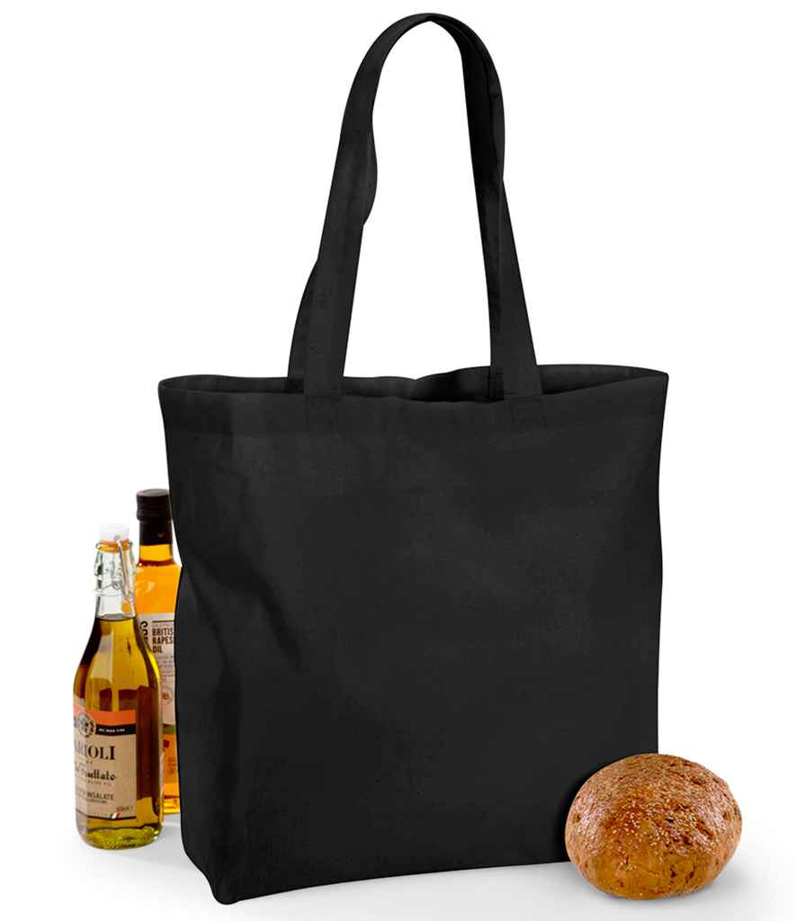 Westford Mill Recycled Cotton Maxi Tote Bag - Black
