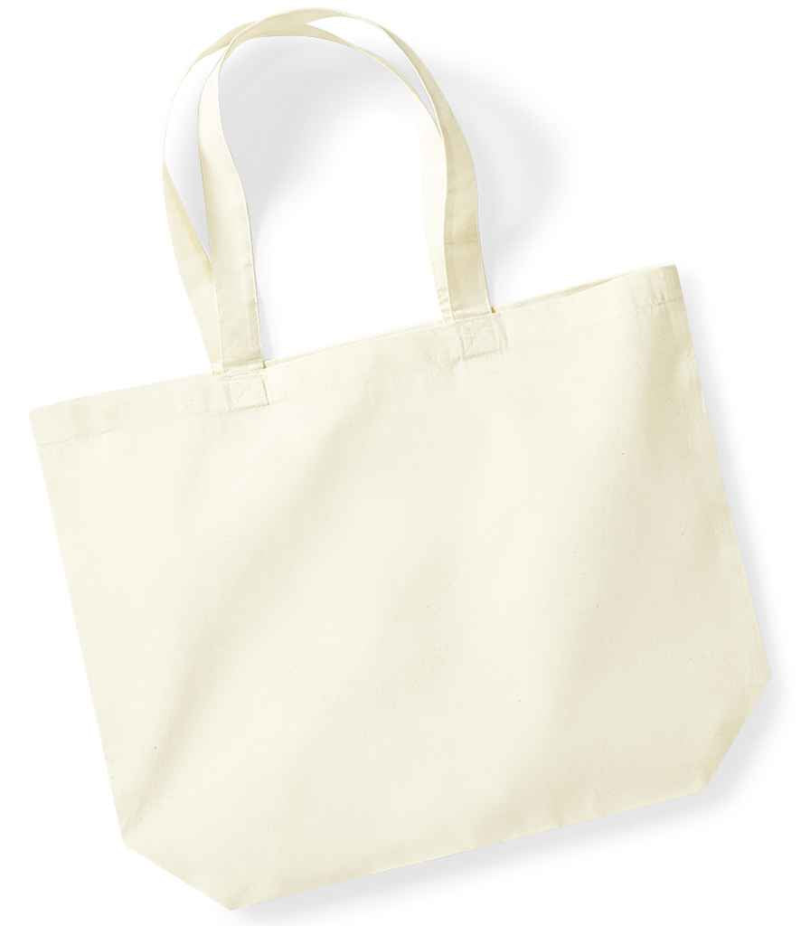 Westford Mill Recycled Cotton Maxi Tote Bag - Natural