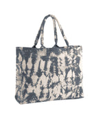 Tie-dye canvas tote bag