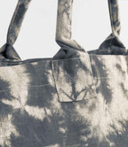 Westford Mill Tie Dye Canvas Tote Bag - Natural Black Tie Dye