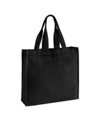 Chevron handle shopper