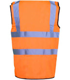 Warrior Hi-Vis Waistcoat - Fluorescent Orange