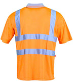 Warrior Hi-Vis Polo Shirt - Fluorescent Orange