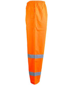 Warrior Hi-Vis Overtrousers - Fluorescent Orange