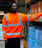 Warrior Hi-Vis Sweatshirt - Fluorescent Orange