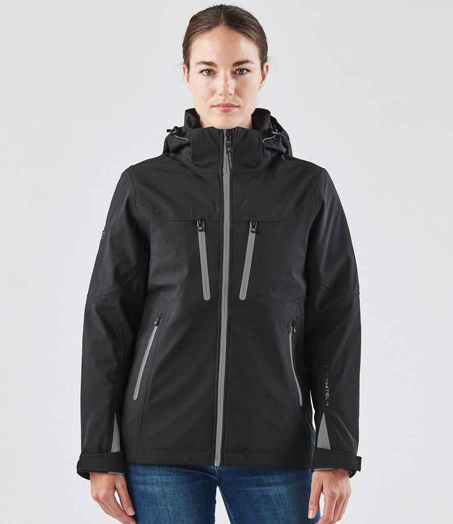 Stormtech Ladies Matrix System 3-in-1 Jacket - Black/Carbon