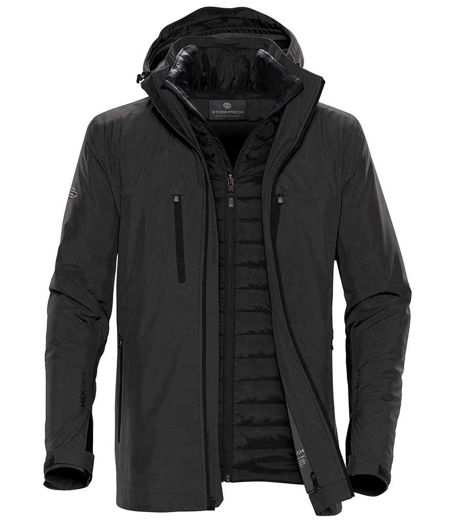 Stormtech Matrix System 3-in-1 Jacket - Charcoal Twill/Black