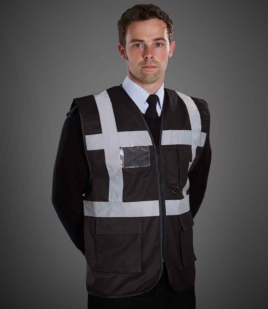 Yoko Executive Waistcoat - Black