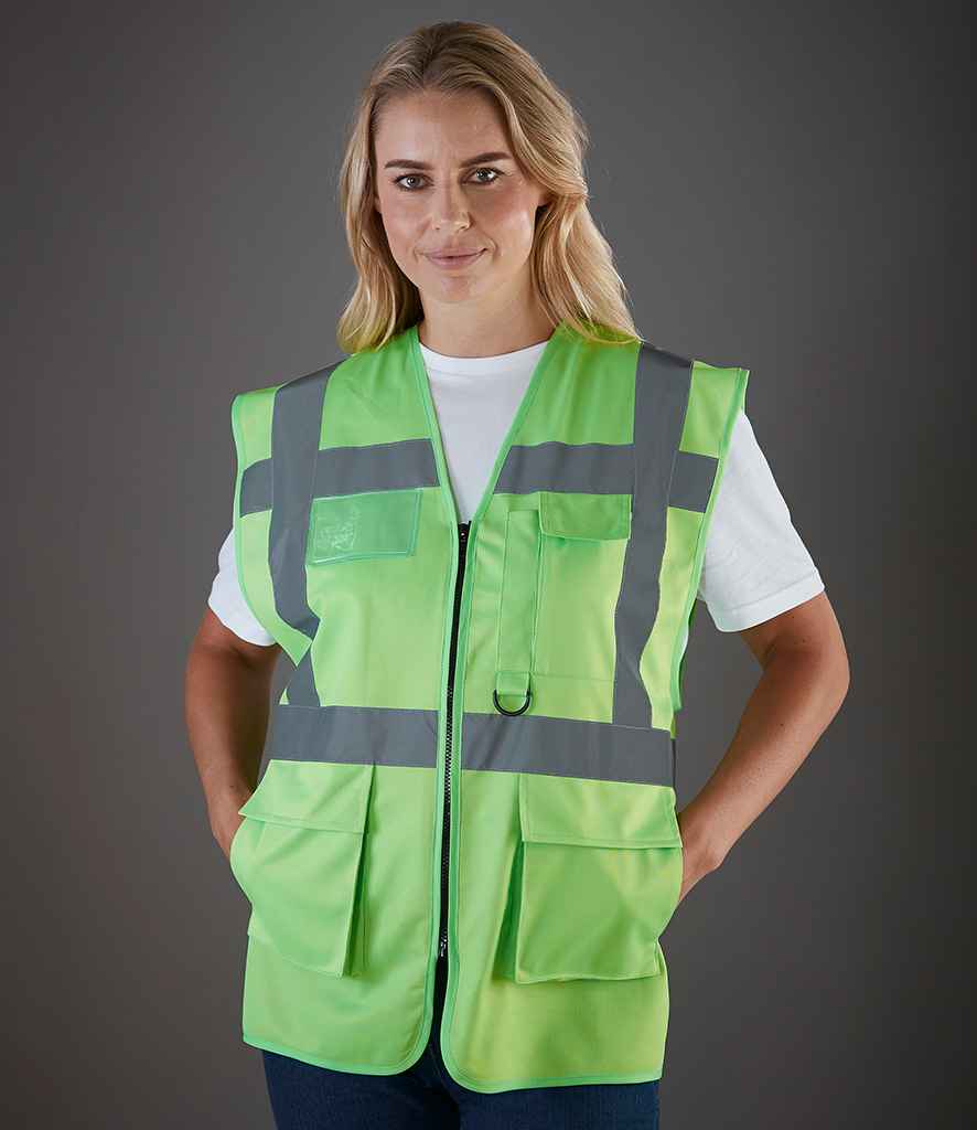 Yoko Executive Waistcoat - Lime Green