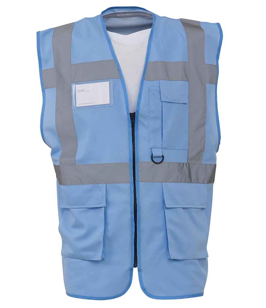 Yoko Executive Waistcoat - Sky Blue