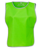 Yoko Hi-Vis Reflective Border Tabard - Lime Green