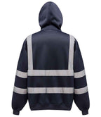 Yoko Hi-Vis Pull Over Hoodie - Navy