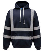 Yoko Hi-Vis Pull Over Hoodie - Navy