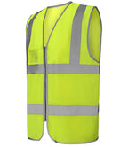 Yoko Zip ID Two Band & Braces Waistcoat - Yellow