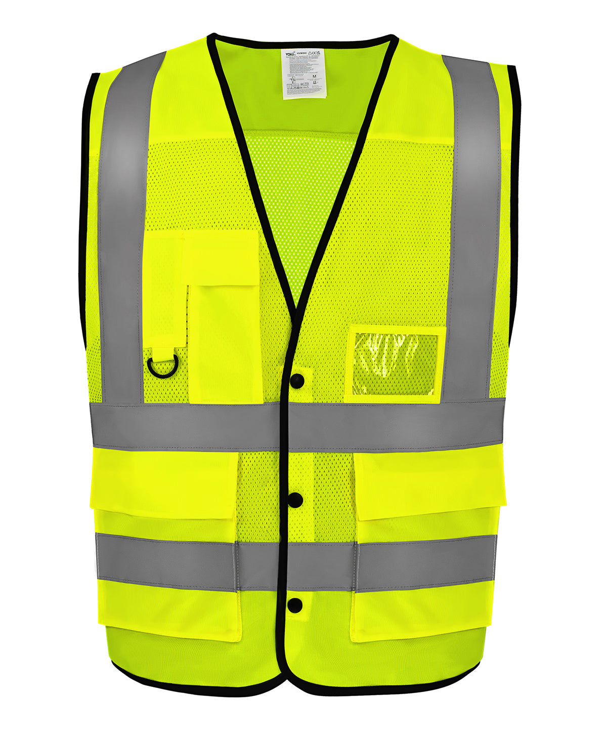 Hi-vis superior open mesh button waistcoat (HVW860)