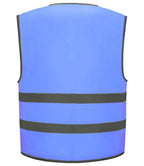 Yoko Kids Hi-Vis Two Band Waistcoat - Sky Blue