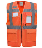 Yoko Hi-Vis Top Cool Open Mesh Executive Waistcoat - Orange