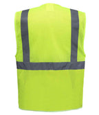 Yoko Hi-Vis Top Cool Open Mesh Executive Waistcoat - Yellow