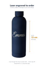 The engraving area: up to 15 cm tall, the full way round; laser engraved to order, dispatched in 2-3 business days